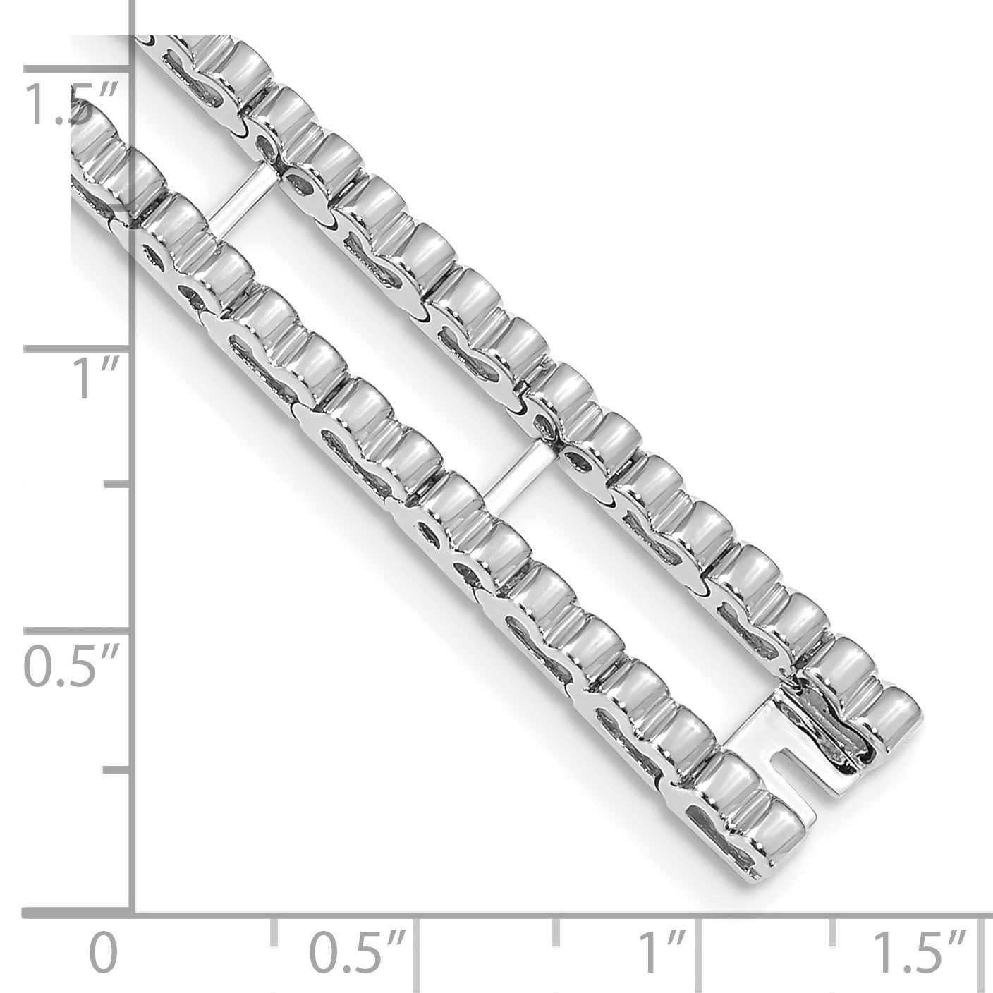 14k White Gold Tennis Jacket Blank