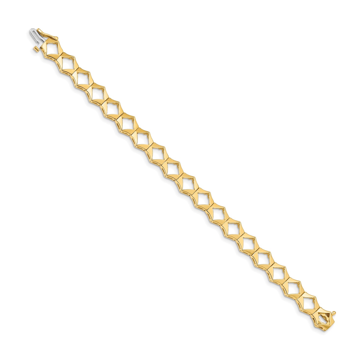 14k Holds 19 Stones up to 3.25mm Add-a-Diamond 7 inch Tennis Bracelet