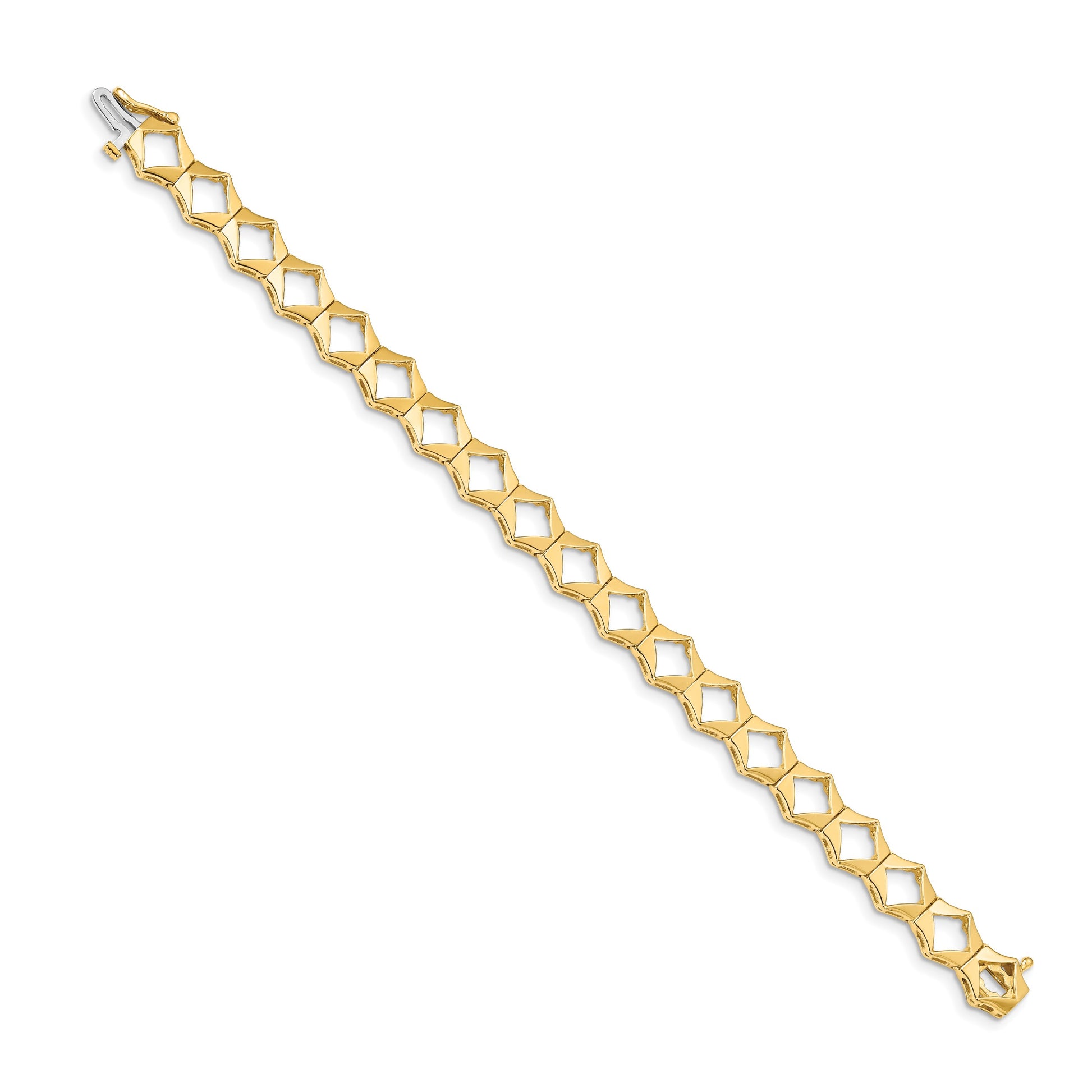 14k Holds 19 Stones up to 3.25mm Add-a-Diamond 7 inch Tennis Bracelet