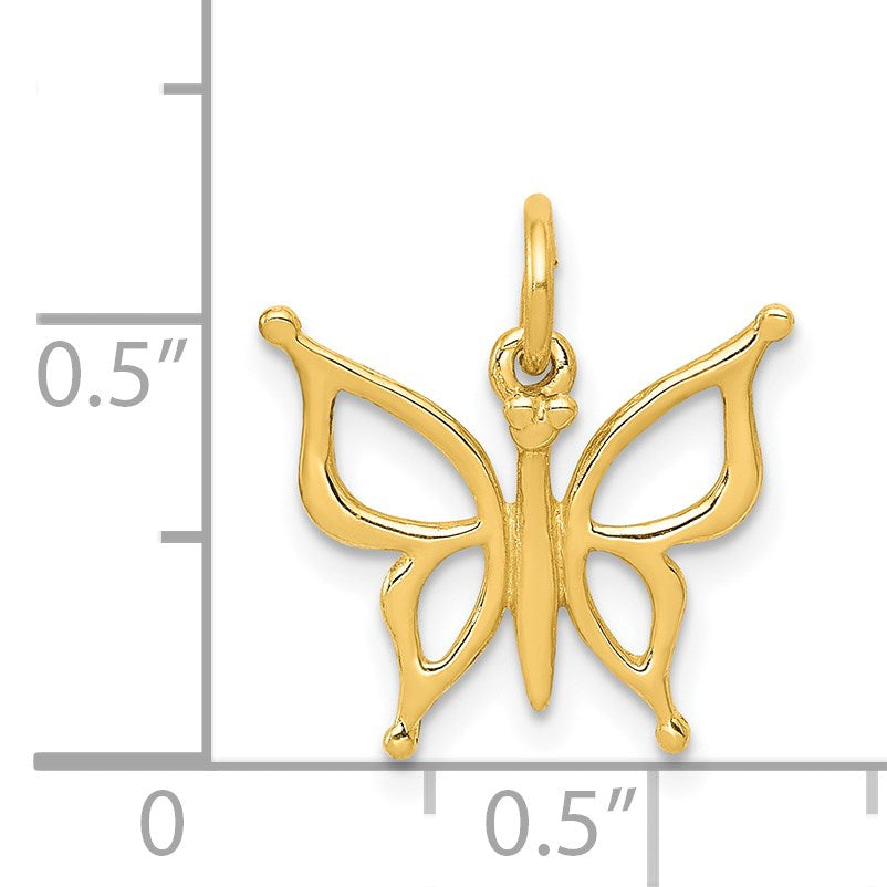 14k Butterfly Charm