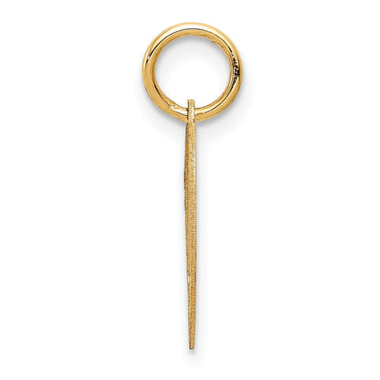 14k #1 GRANDDAUGHTER 14mm Engravable Heart Charm