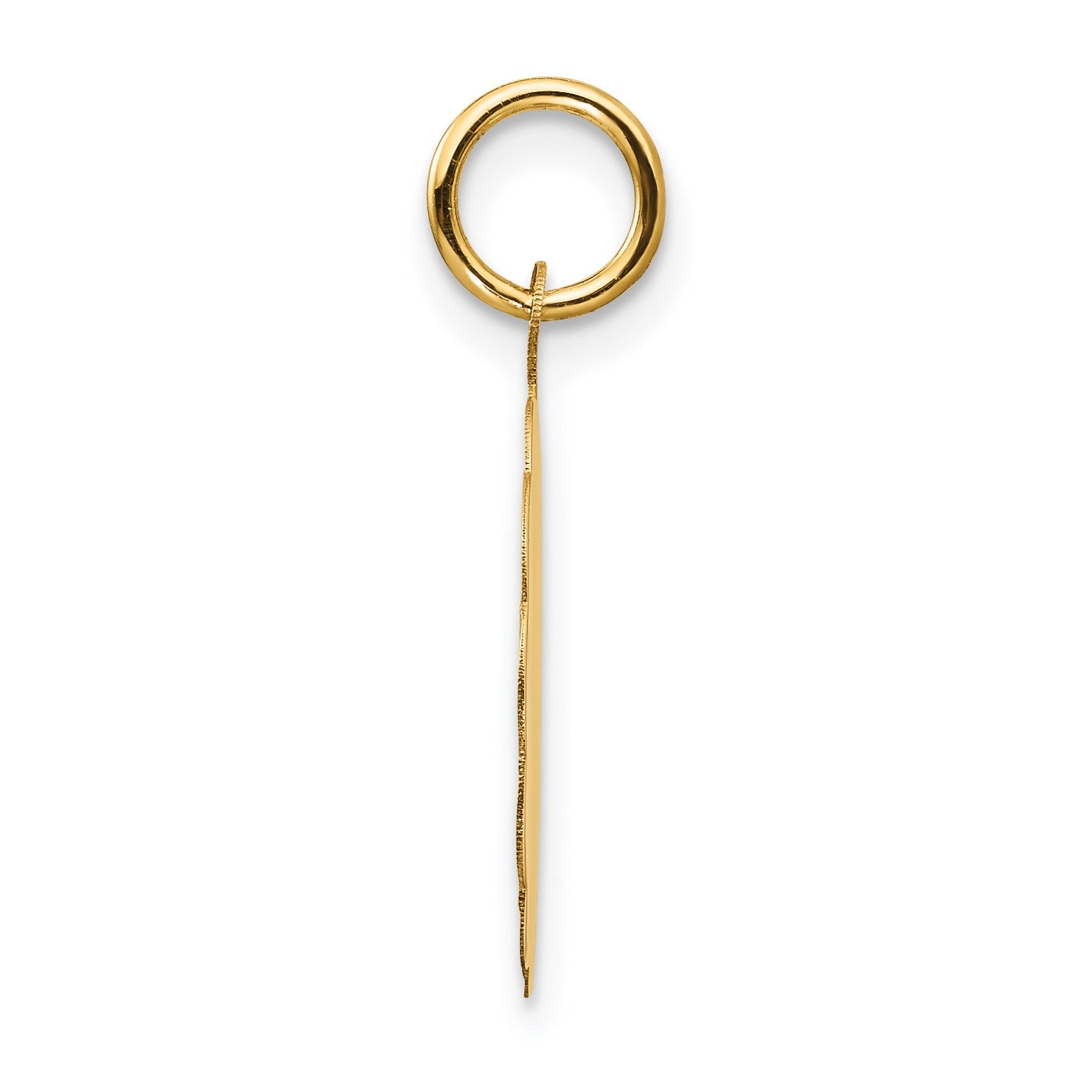 14k GRADUATION DAY with Cap 16mm Engravable Disc Charm