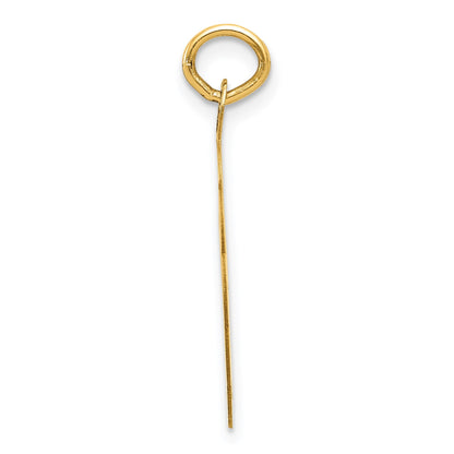 14k SWIMMING 19mm Engravable Disc Charm