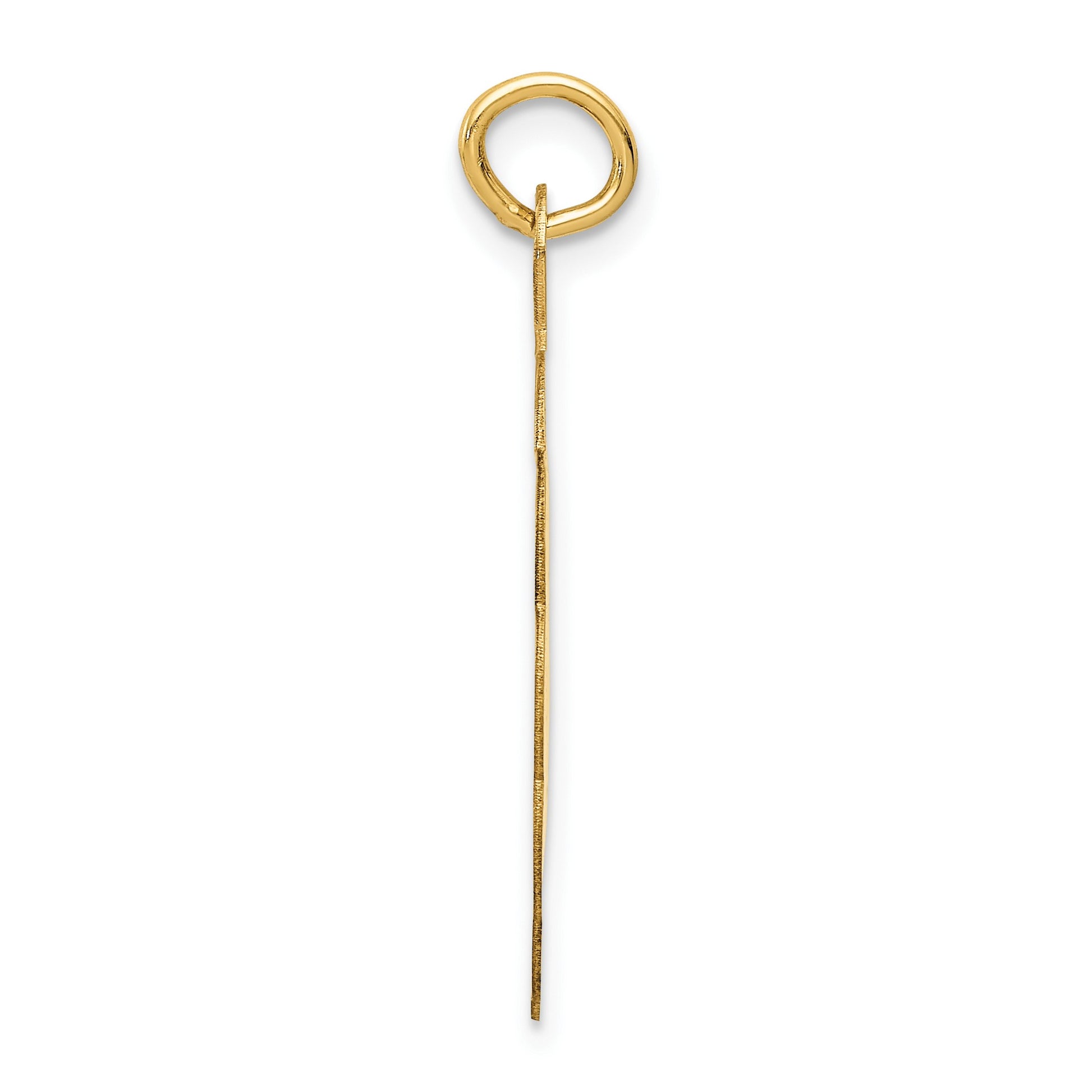 14k Wedding Bells 23mm Engravable Disc Charm