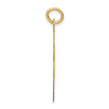 14k Wedding Bells 23mm Engravable Disc Charm