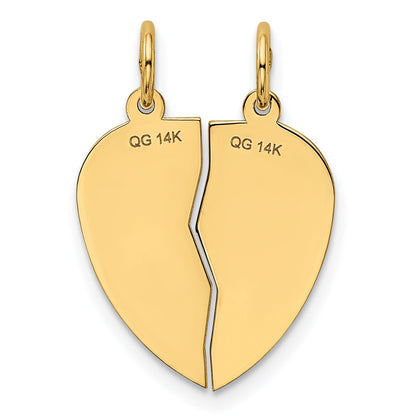 14k 2-Piece I LOVE YOU Charm