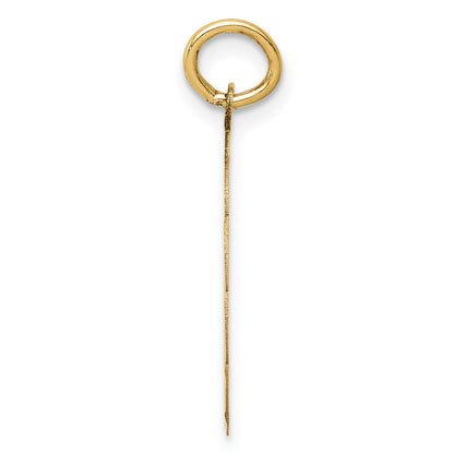 14K HAPPY ANNIVERSARY with Bells 18mm Engravable Disc Charm