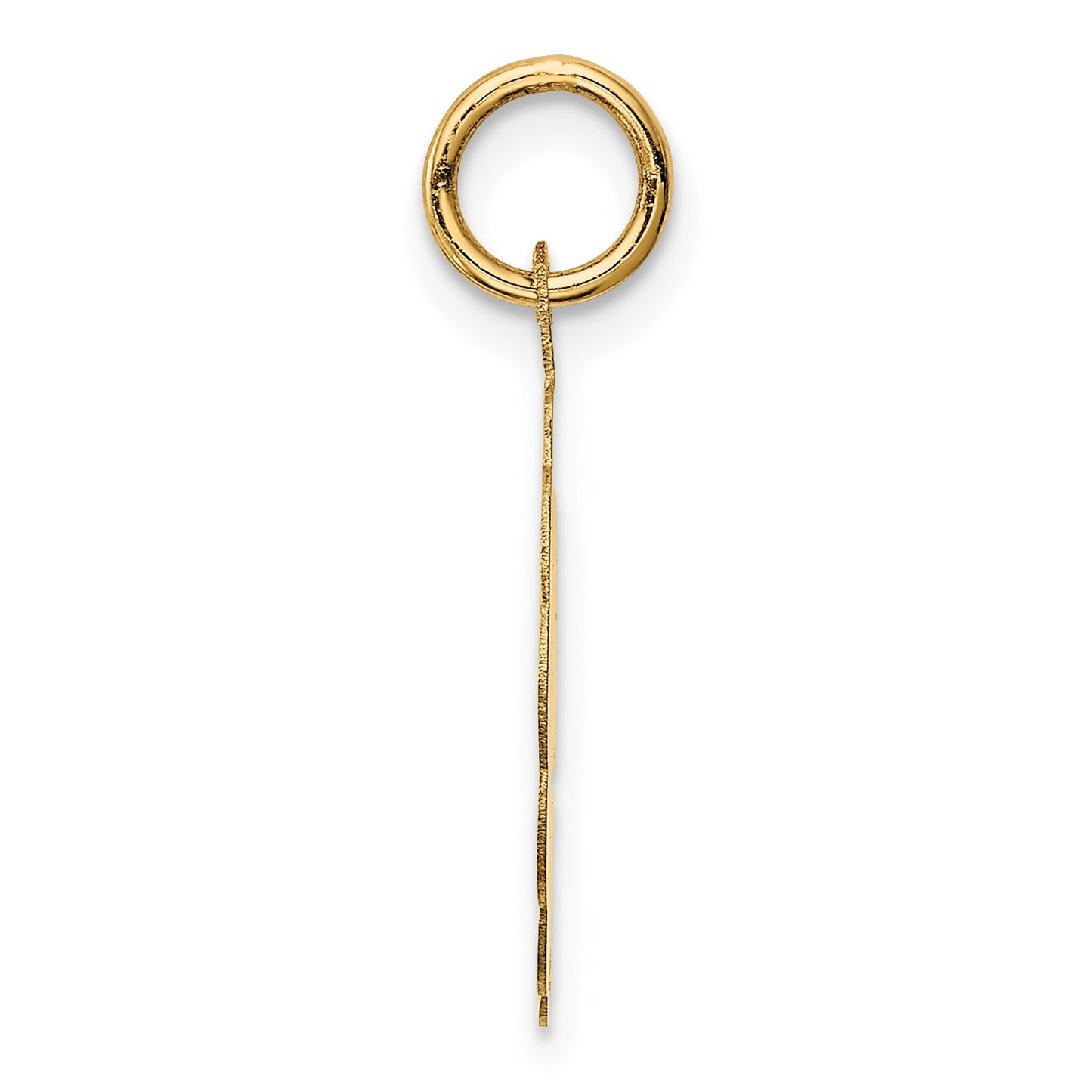 14k GRADUATION DAY with Cap 16mm Engravable Disc Charm