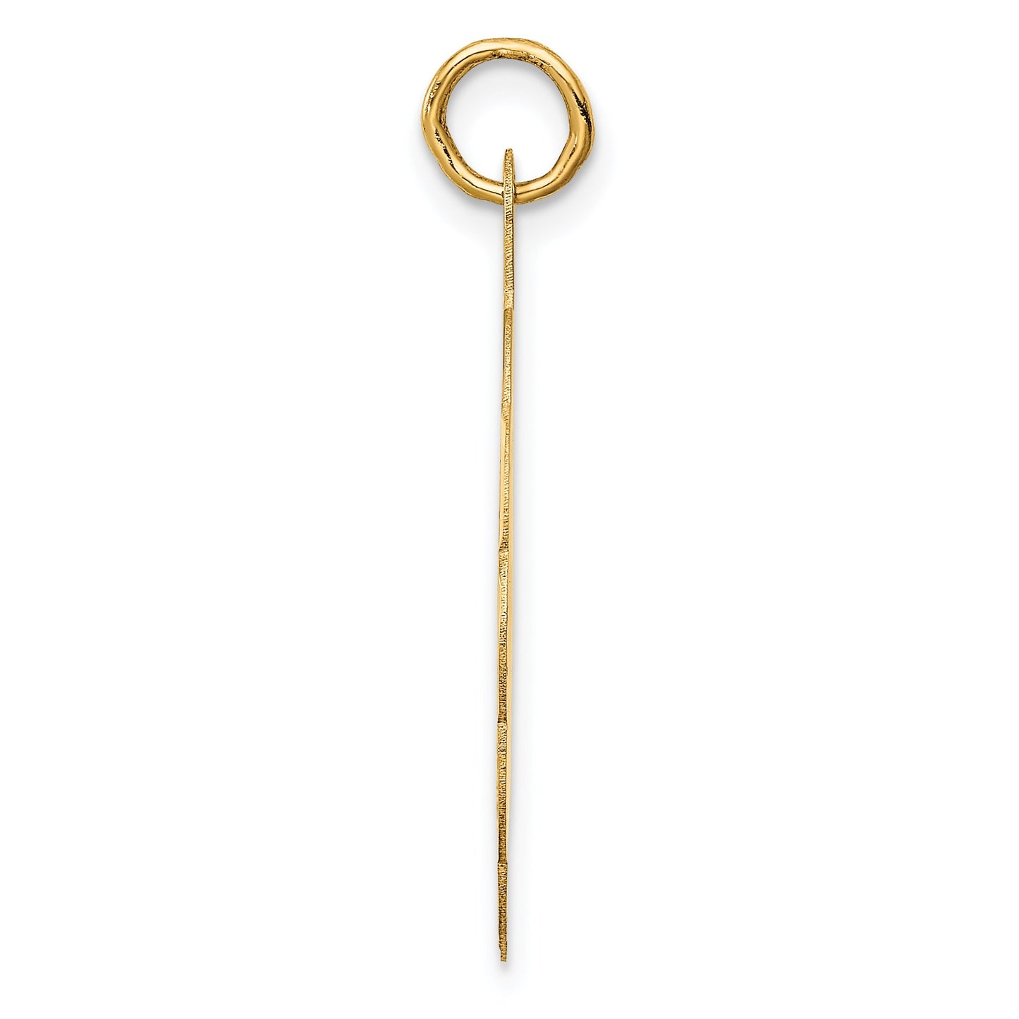 14k GRADUATION DAY with Diploma Engravable Disc Charm