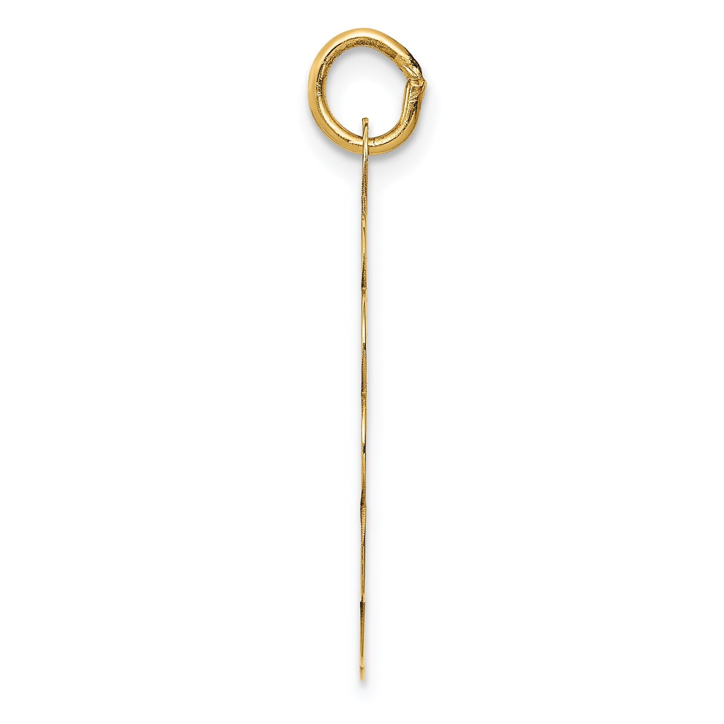 14K HAPPY BIRTHDAY 22mm Engravable Disc Charm