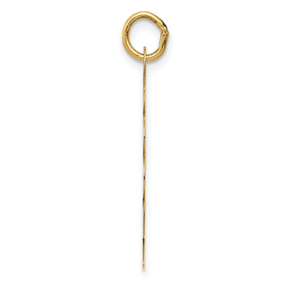 14K HAPPY BIRTHDAY 22mm Engravable Disc Charm
