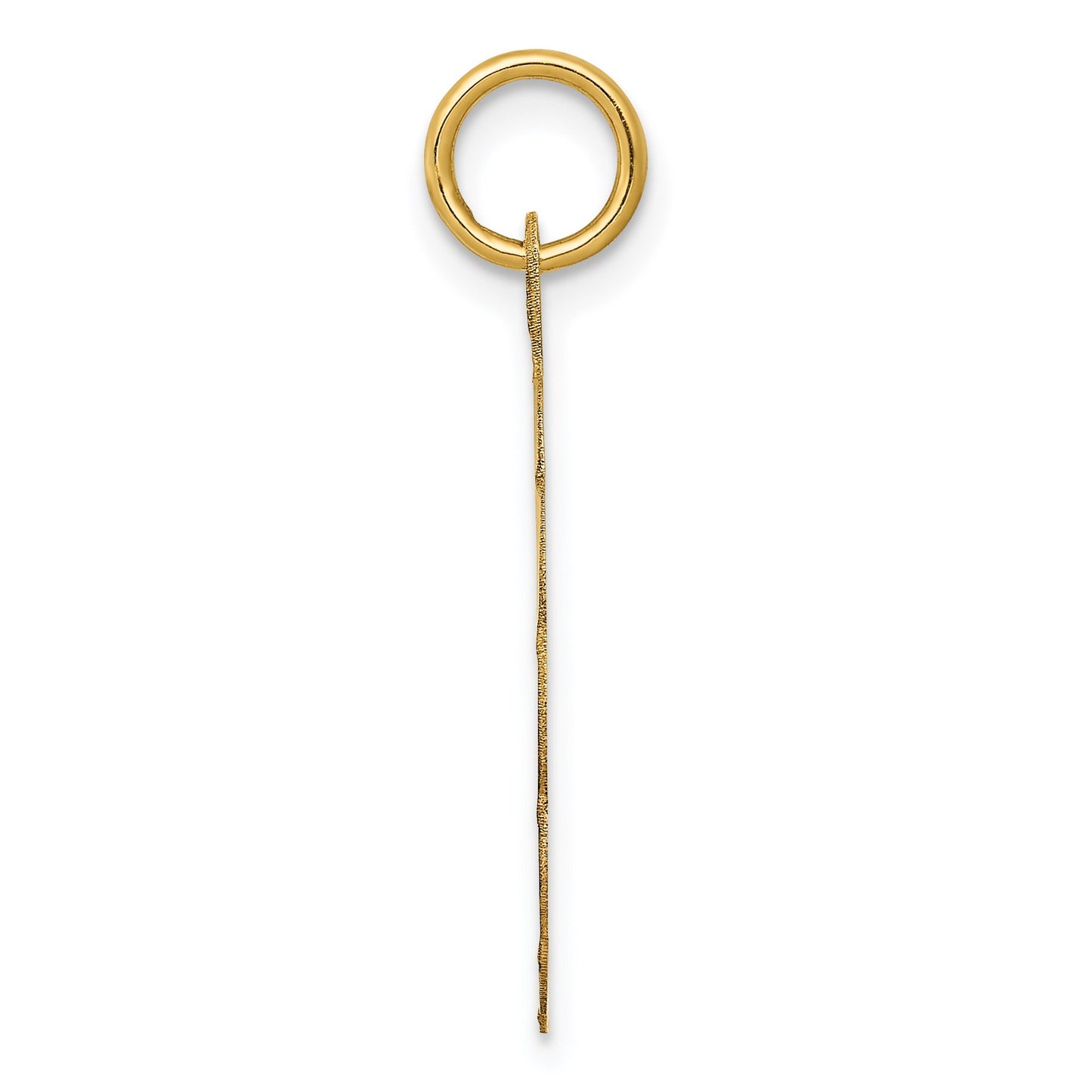 14K HAPPY BIRTHDAY with Cake 19mm Engravable Disc Charm