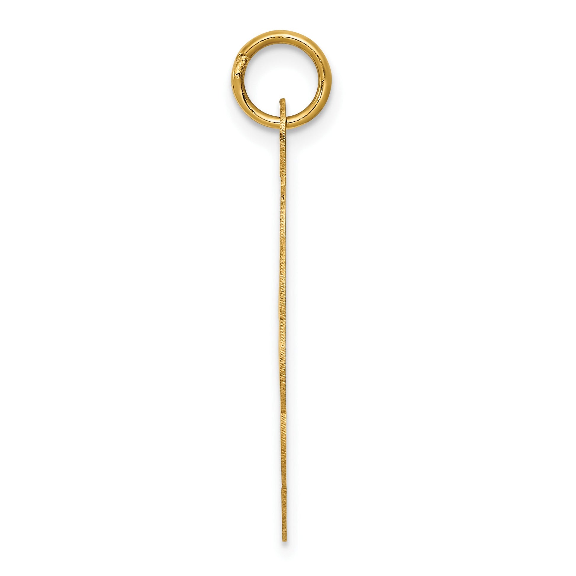 14K HAPPY BIRTHDAY 22mm Engravable Disc Charm
