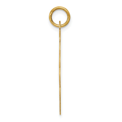 14K HAPPY BIRTHDAY 22mm Engravable Disc Charm
