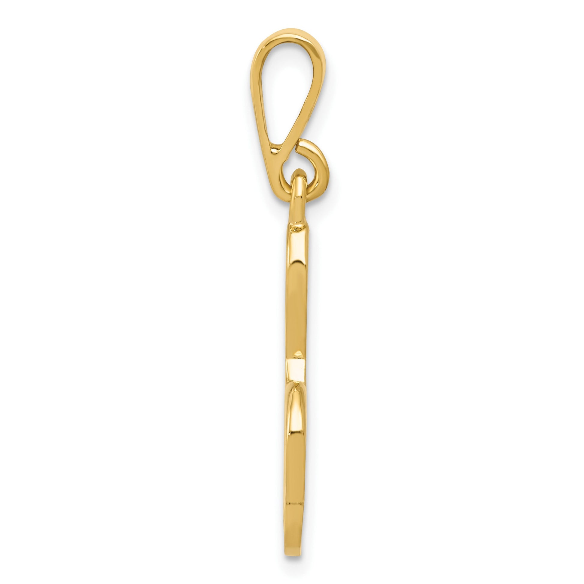 14k Treble Clef Charm