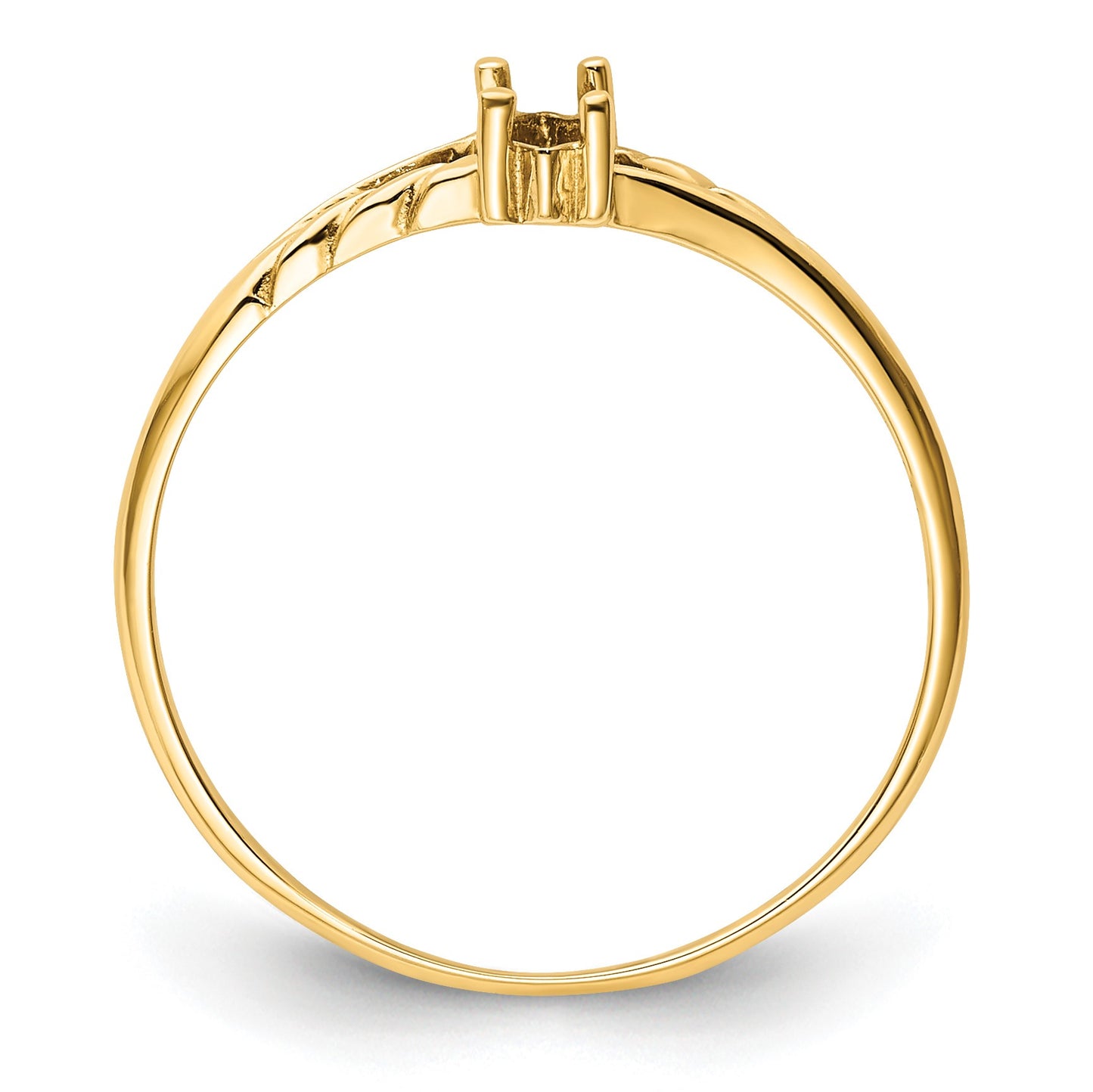 14k 6x3 Marquise Birthstone Ring Mounting