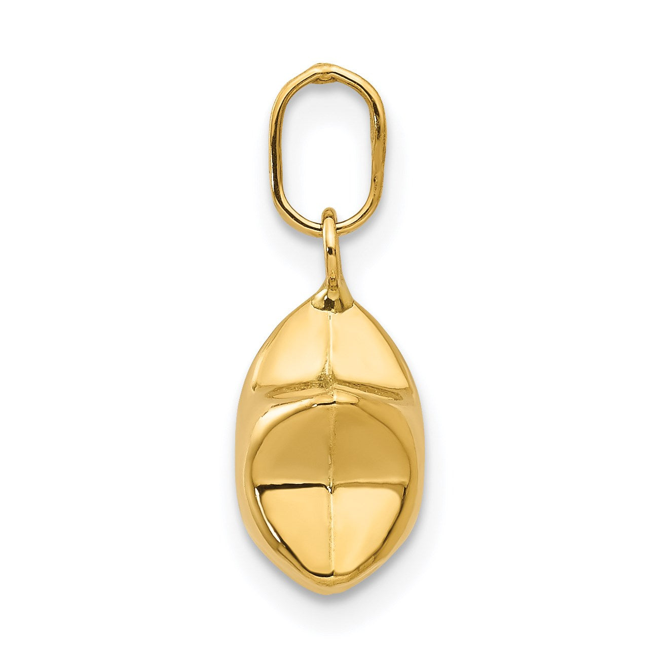 14k 3-D Puffed Star Charm