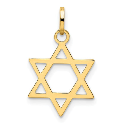 14k Star of David Pendant