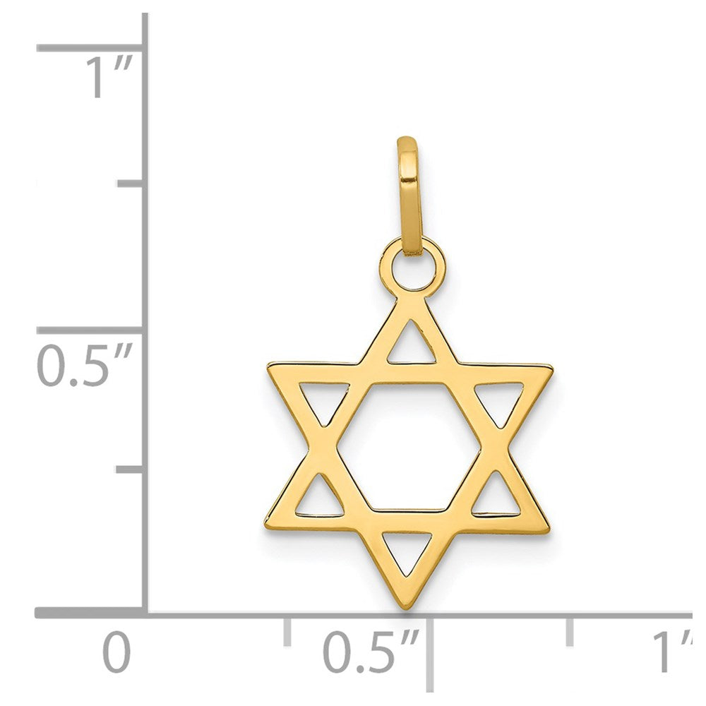 14k Star of David Pendant