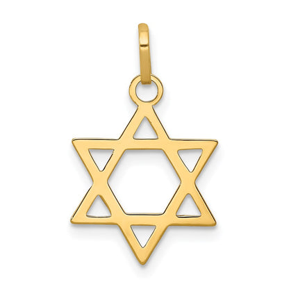 14k Star of David Pendant