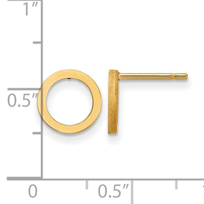 14k Open Circle Earrings