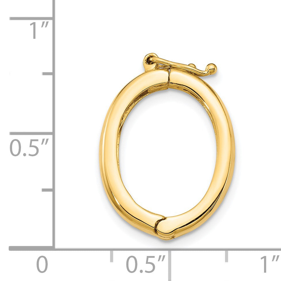 14K 15mm x 20mm Polished Pearl Shortener