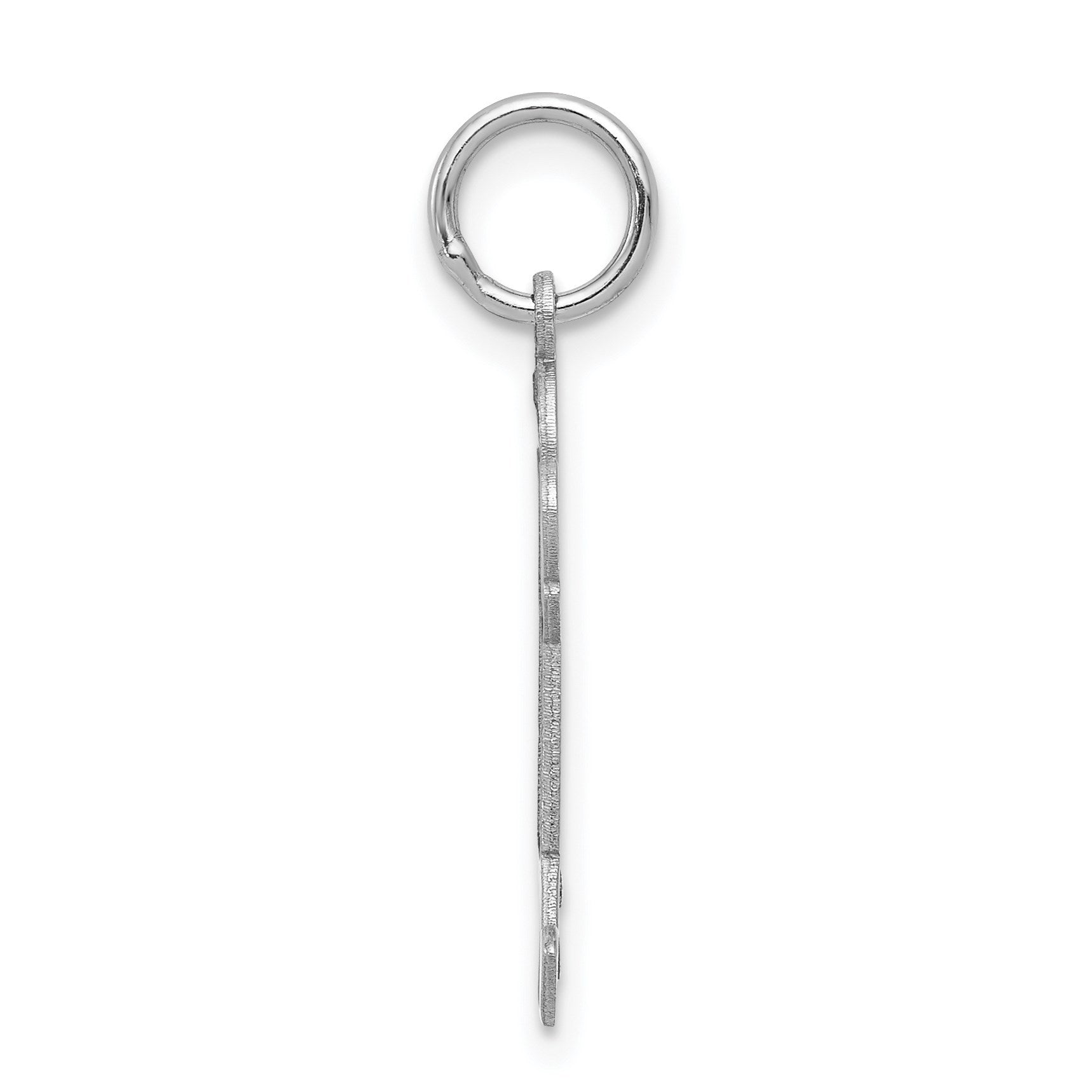 14k White Gold The Kids Small Boy with Hat Engravable Joy Charm