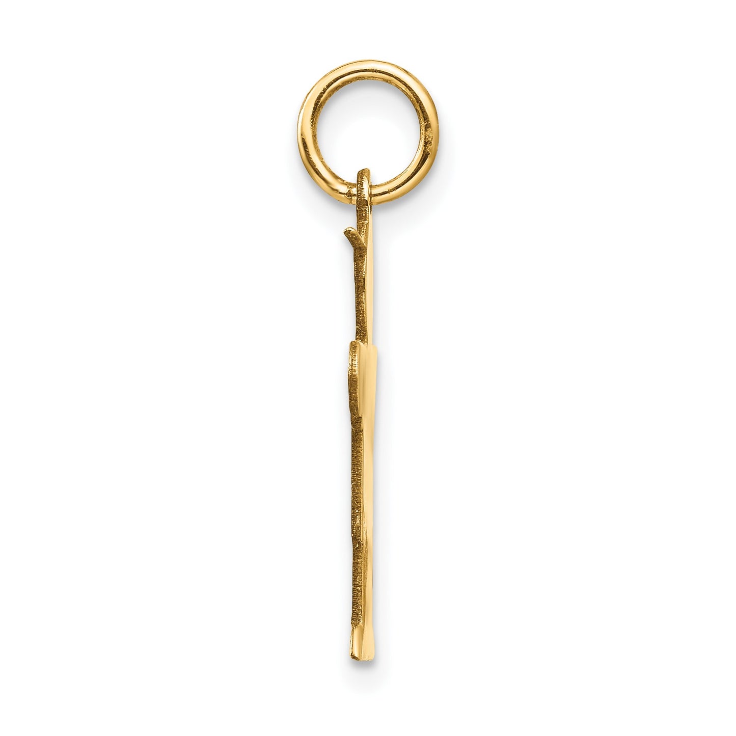 14k The Kids Small It's a Boy Engravable Hugs Charm