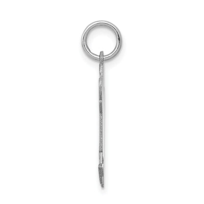 14k White Gold The Kids Small Boy with Haircut Engravable Joy Charm
