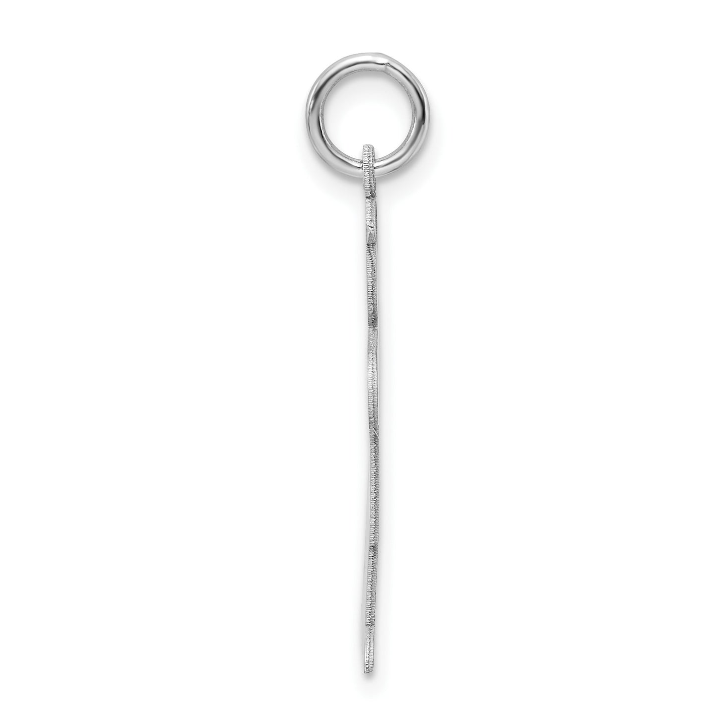 Sterling Silver Rhodium-plated Hugs Kid Charm