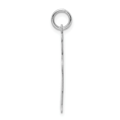 Sterling Silver Rhodium-plated Hugs Kid Charm