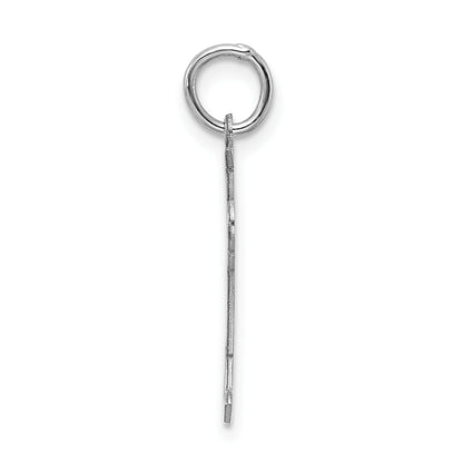 Sterling Silver Rhodium-plated Kid Charm