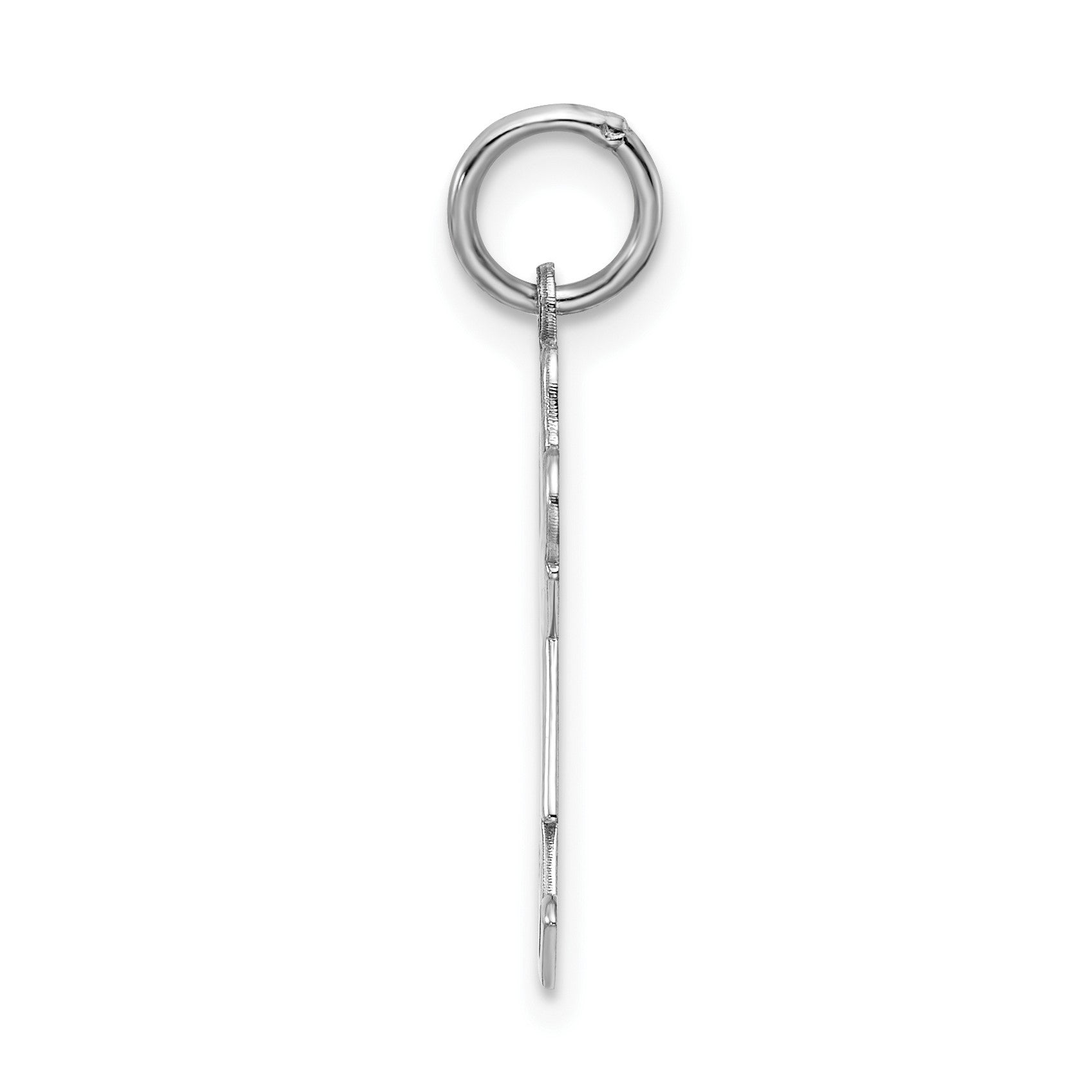 Sterling Silver Rhodium-plated Kid Charm