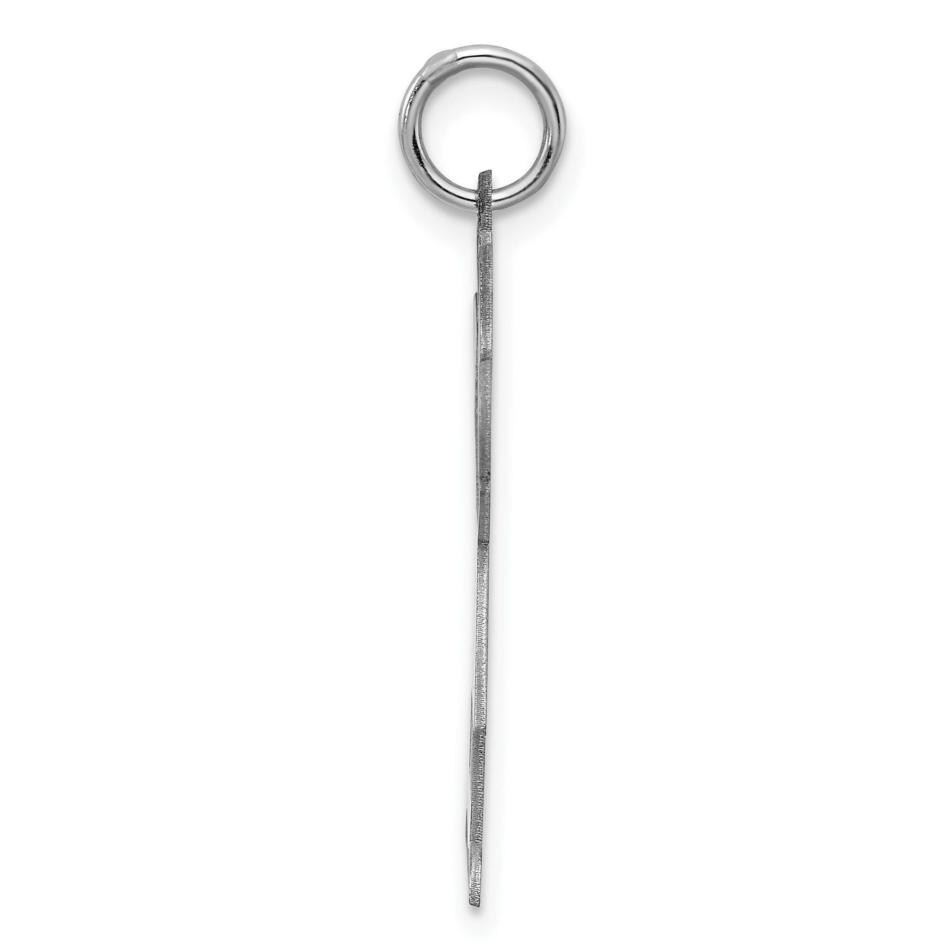 Sterling Silver Rhodium-plated Kid Charm