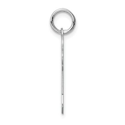 Sterling Silver Rhodium-plated Kid Charm