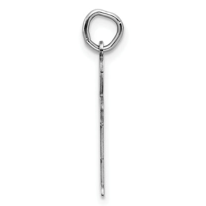 Sterling Silver Rhodium-plated Kid Charm