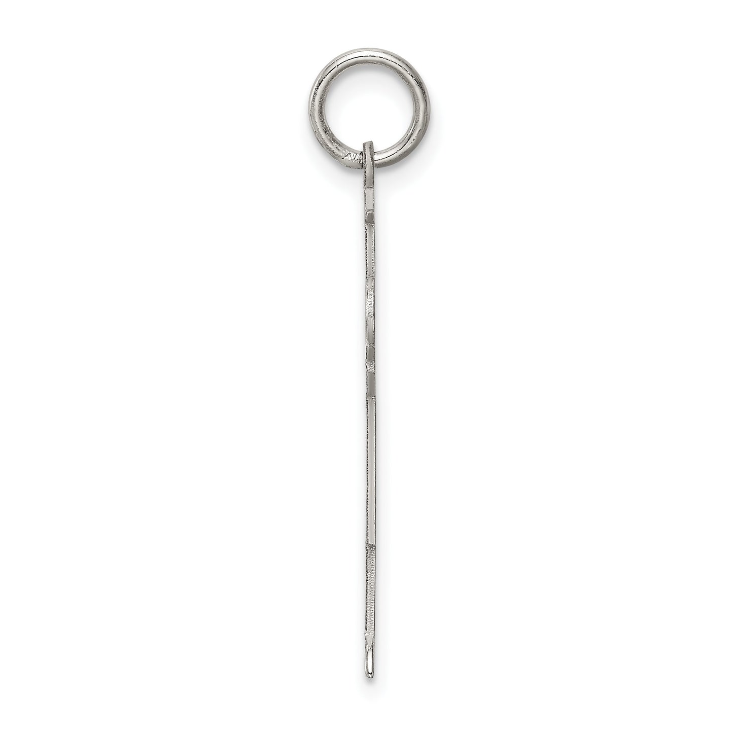 Sterling Silver Rhodium-plated Kid Charm