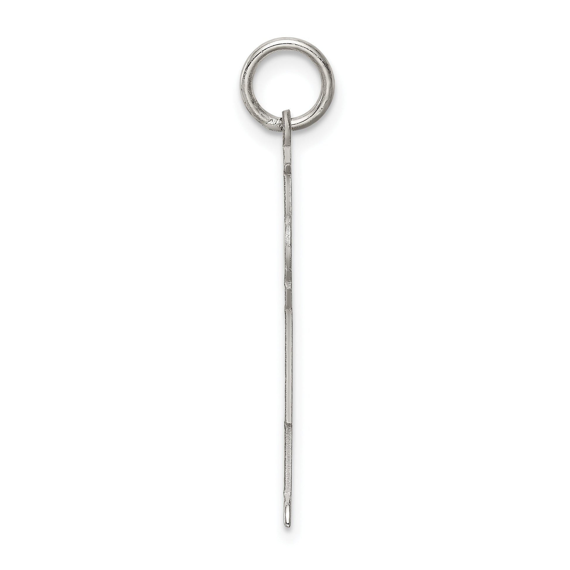 Sterling Silver Rhodium-plated Kid Charm