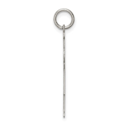 Sterling Silver Rhodium-plated Kid Charm