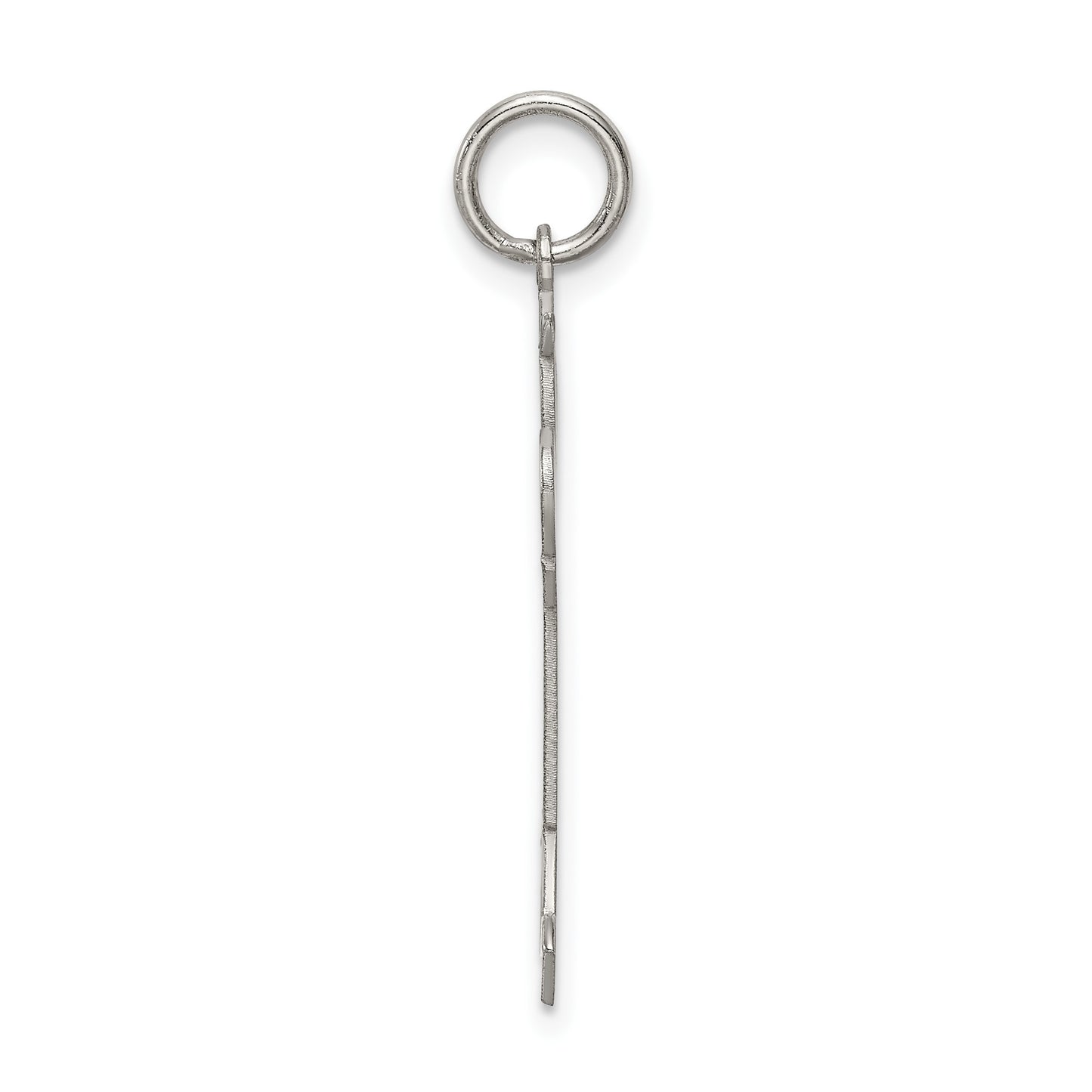 Sterling Silver Rhodium-plated Kid Charm