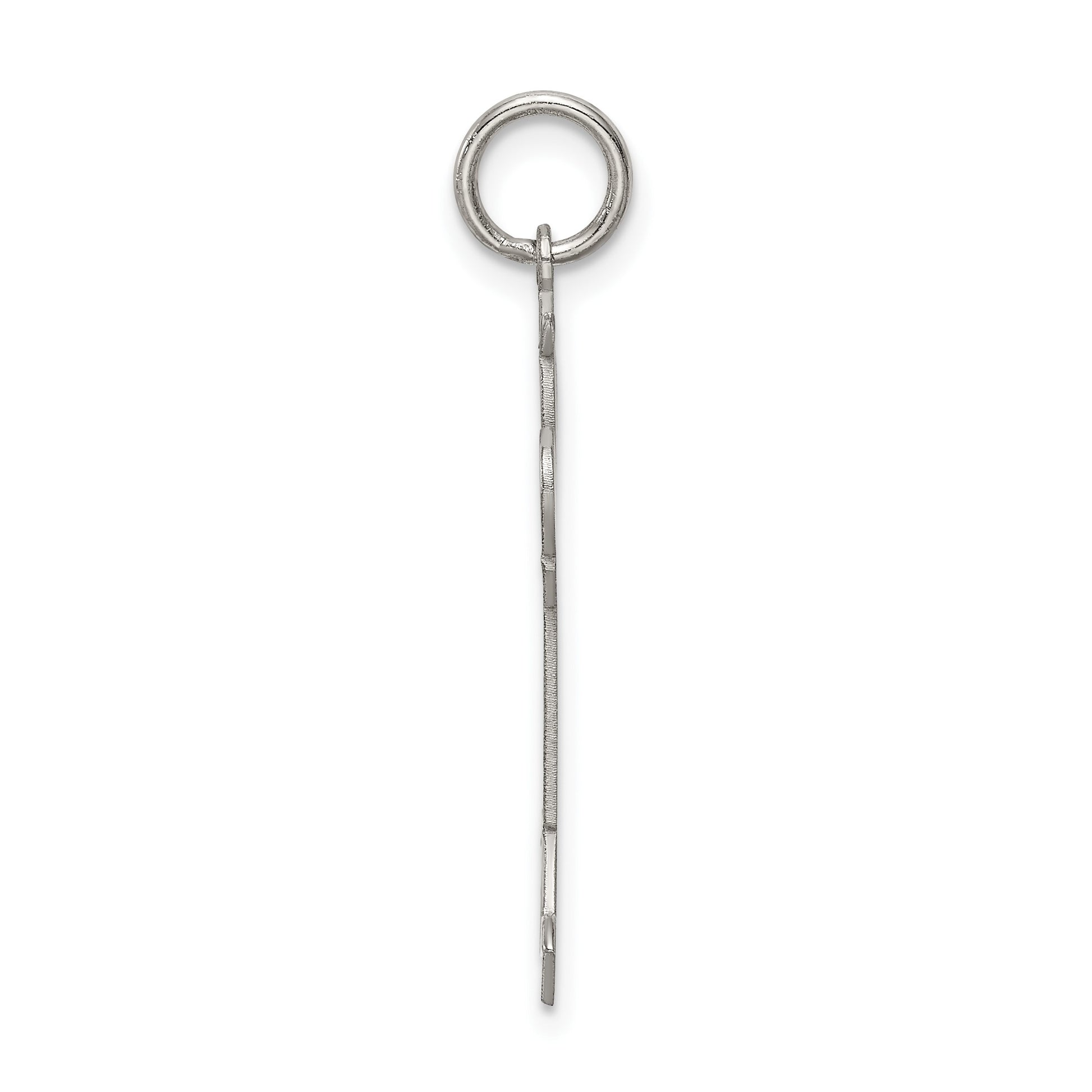 Sterling Silver Rhodium-plated Kid Charm