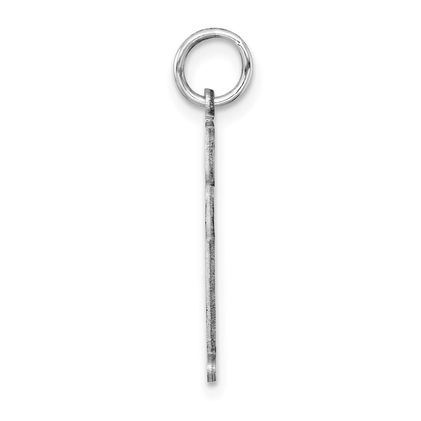 Sterling Silver Rhodium-plated Class of 2026 Girl Cuddle Charm