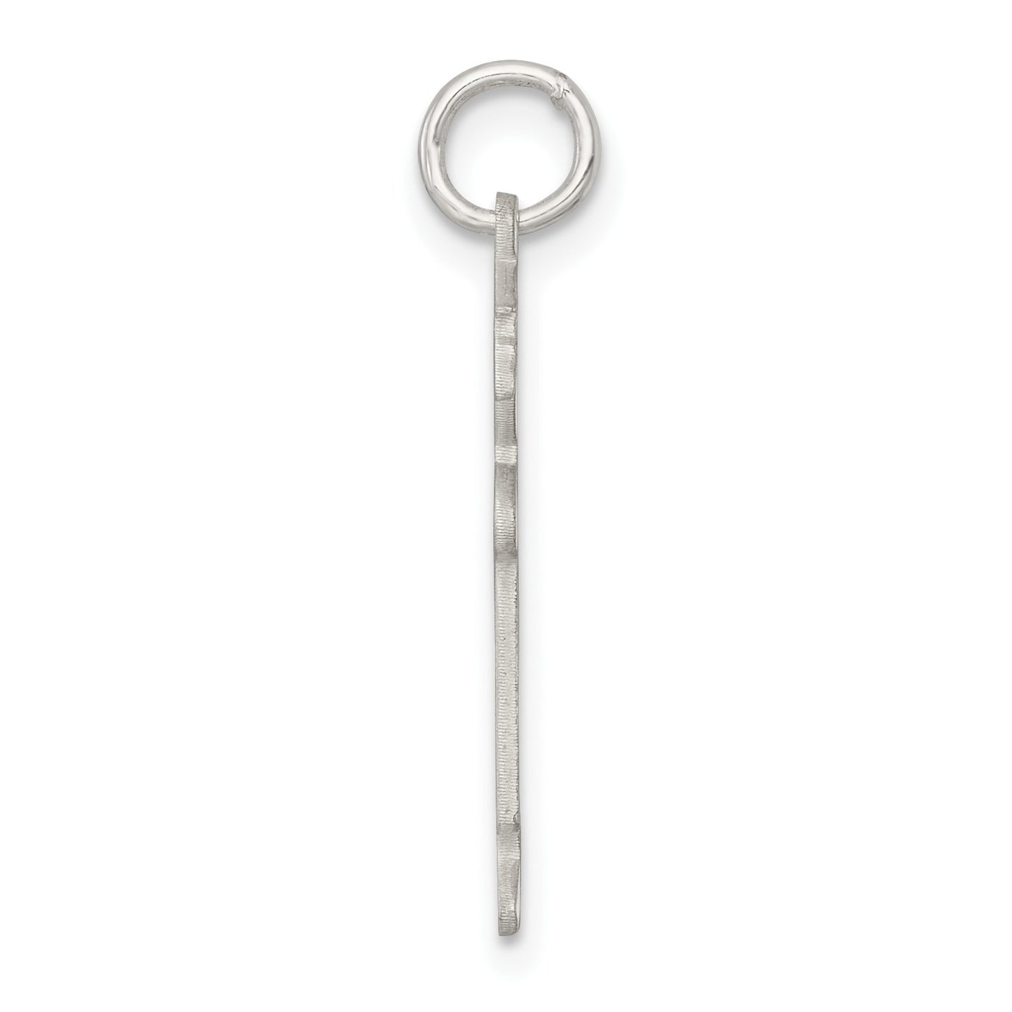 Sterling Silver Rhodium-plated Class of 2026 Boy Cuddle Charm