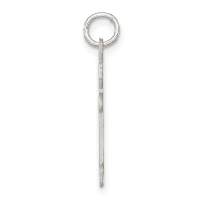 Sterling Silver Rhodium-plated Class of 2026 Boy Cuddle Charm