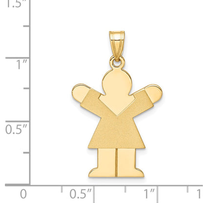 14k Girl Charm