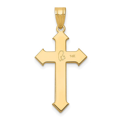 14k Passion Cross Pendant