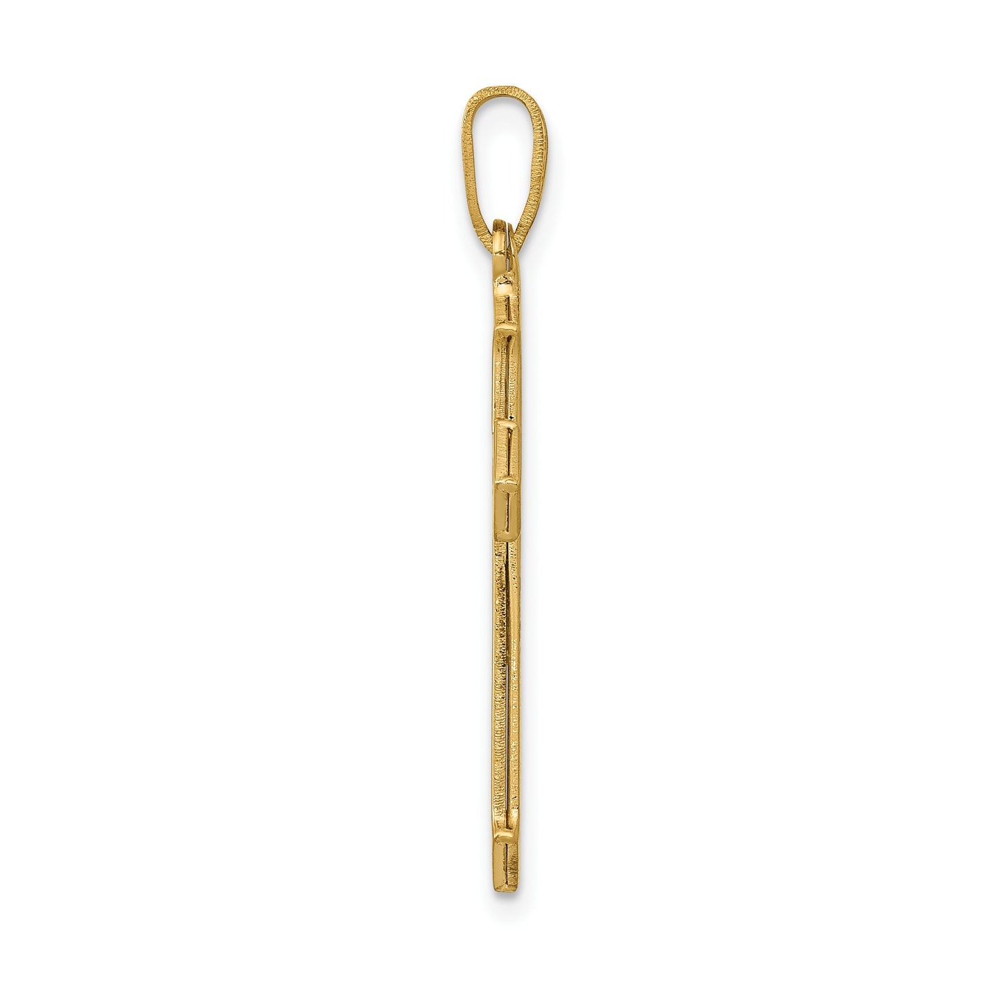 14k Passion Cross Pendant