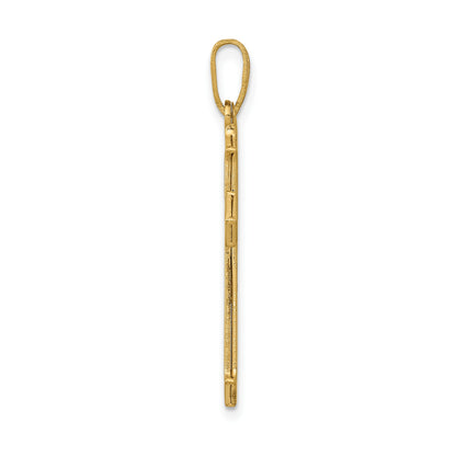 14k Passion Cross Pendant