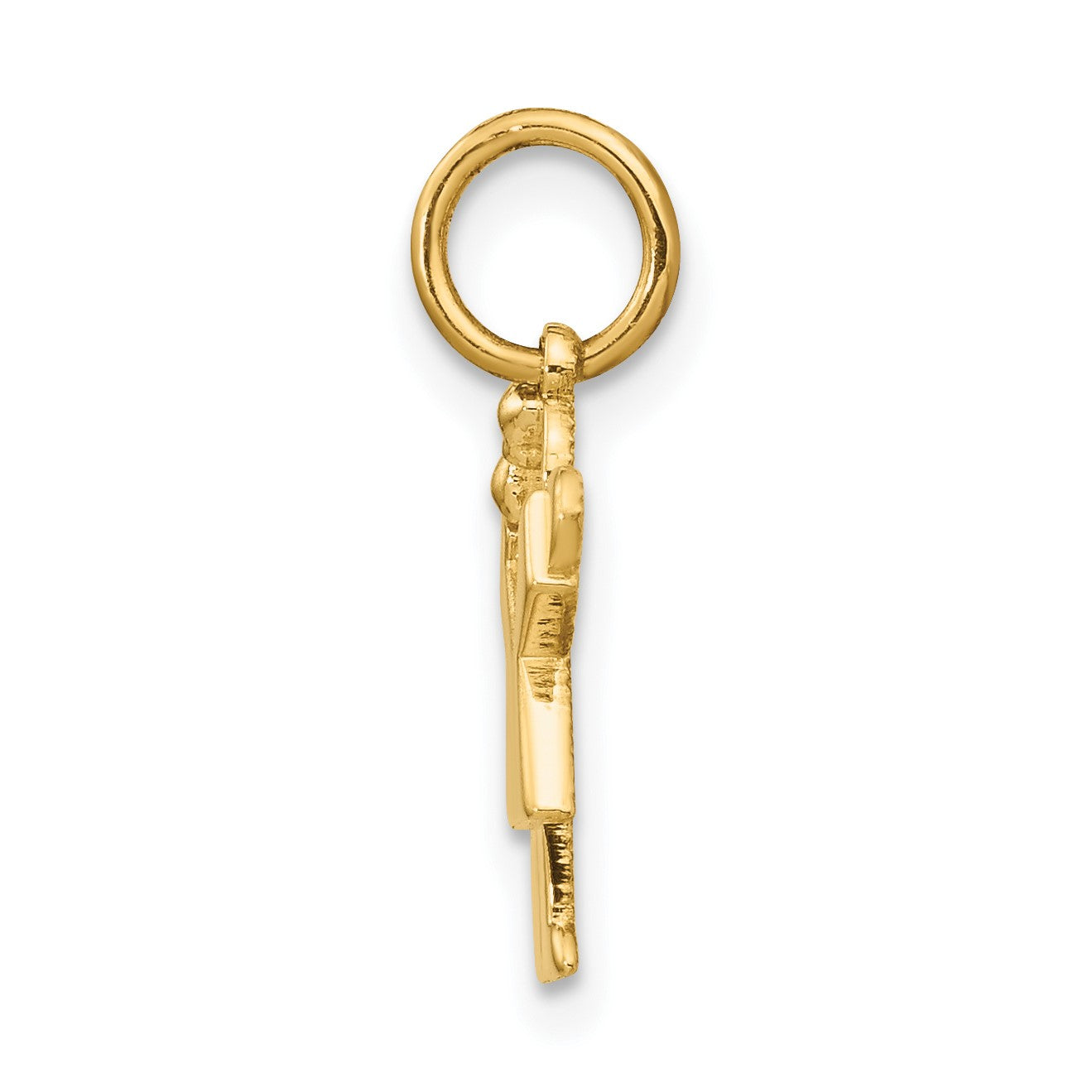 14k The Kids Mini Girl Love Charm