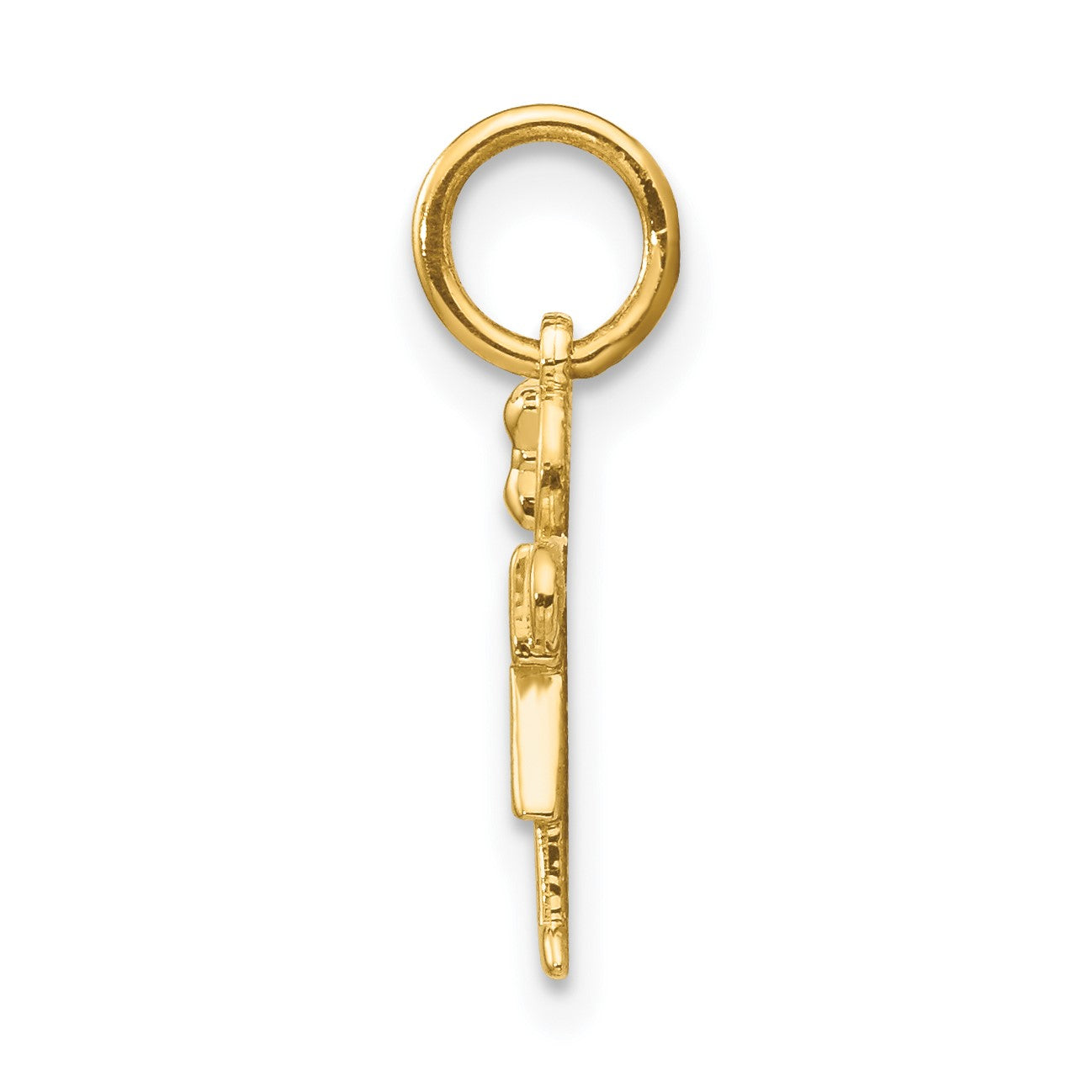 14k The Kids Mini Girl Hugs Charm